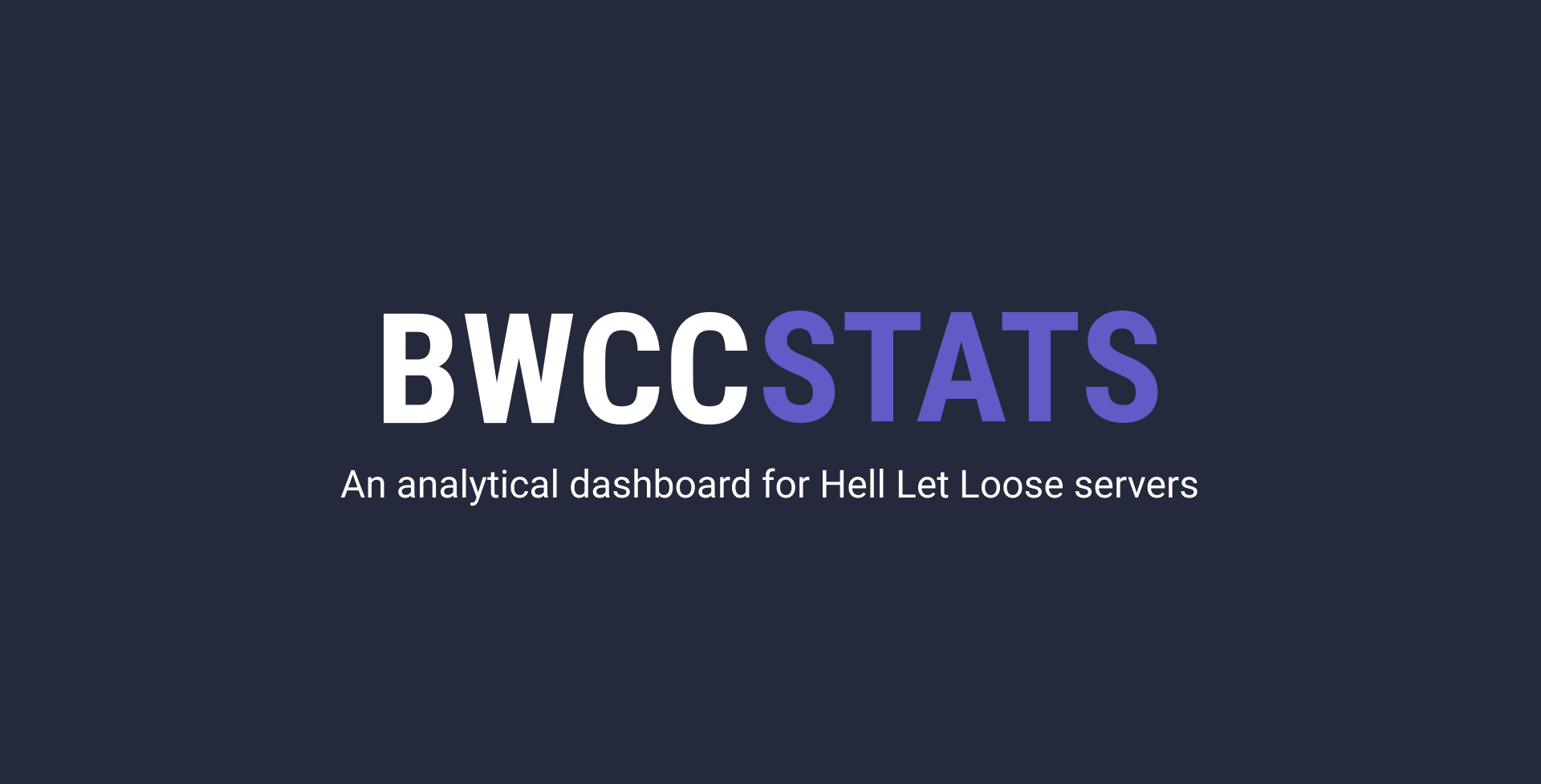 BWCC Stats Logo